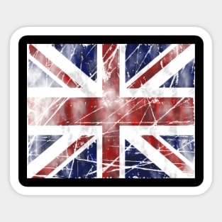 United Kingdom British Flag Scratch Sticker